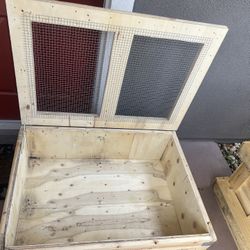 Wood Chick/qual Brooder Boxes
