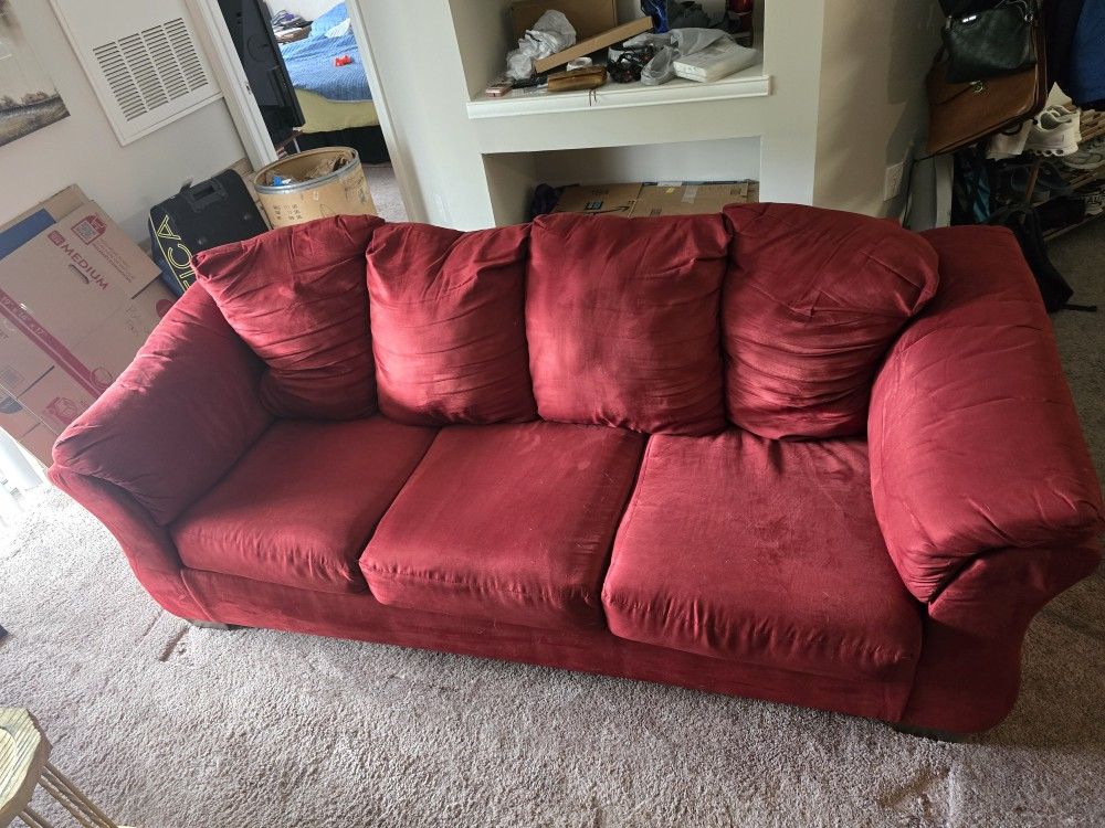 Red Salsa Sofa From Ashley Furniture