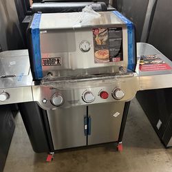New Weber - GENESIS S-335 Natural Gas Grill - Stainless Steel