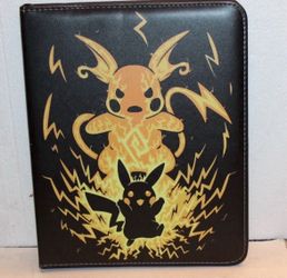 Pokemon Card Binder Folder Pikachu Charizard