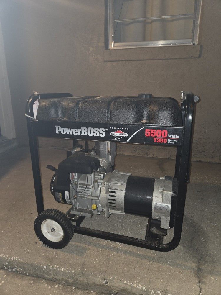 powerboss 5500 generator