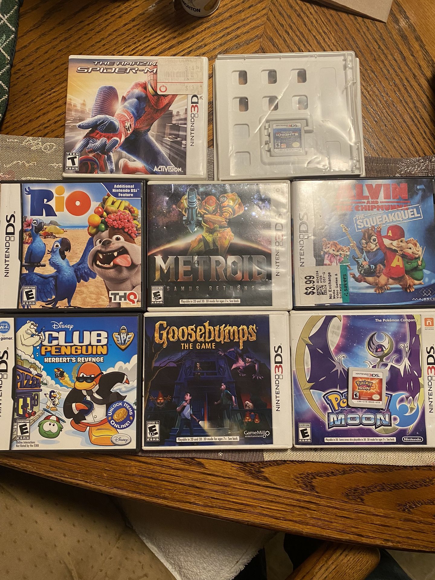 Nintendo Ds & 3ds (Games only)