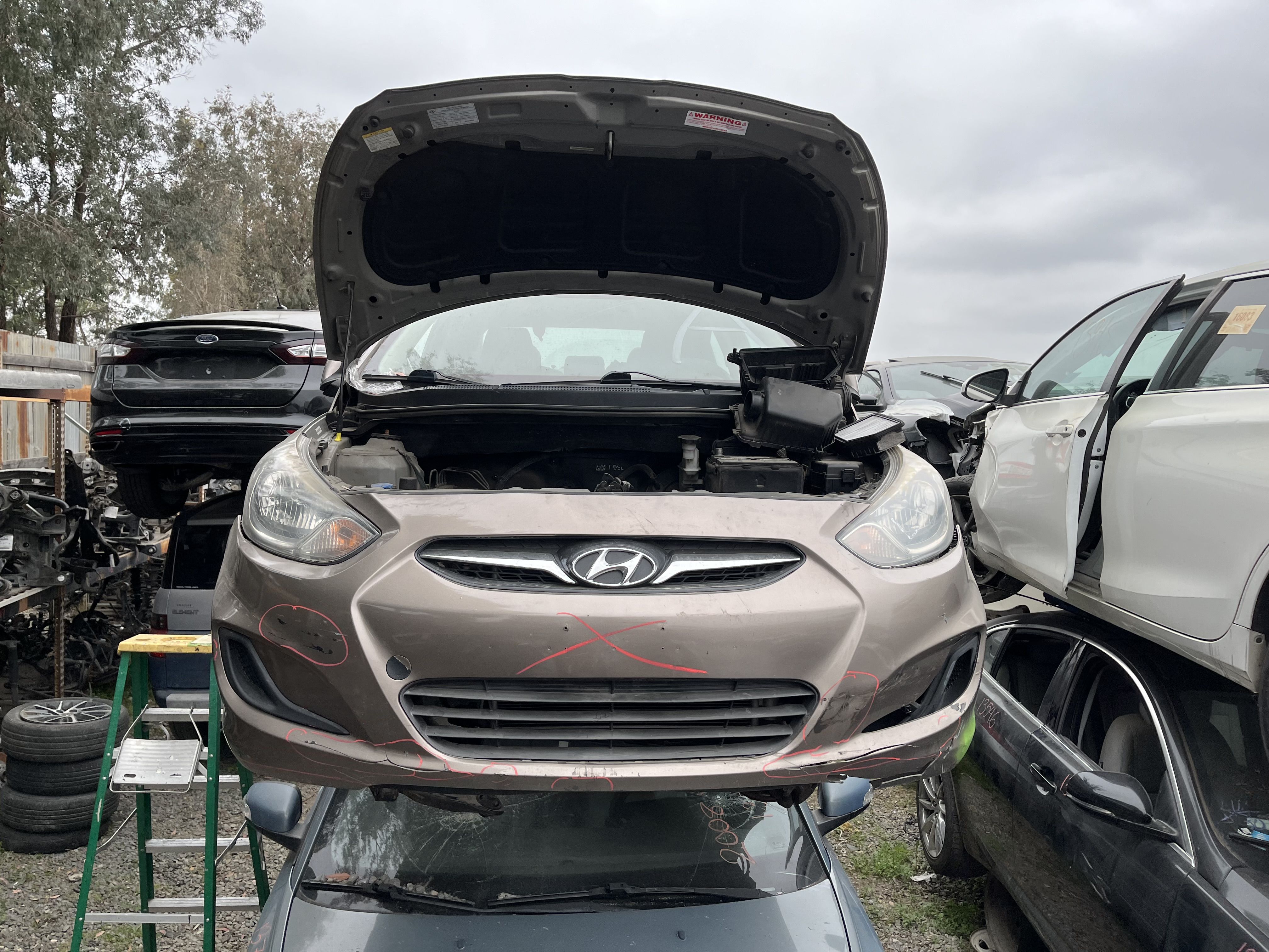 Parts for HYUNDAI ACCENT 4D SEDAN GLS 2013 - Stock #13940