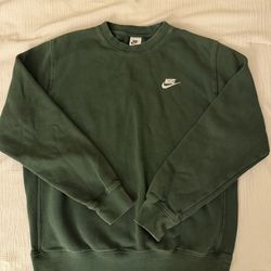 Washed vintage green Unisex Nike crewneck