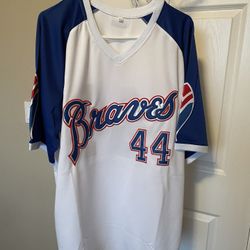 Braves Hank Aaron Jersey Mens 