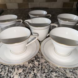 juego de café de porcelana alemana vintage de la marca Königl. Pr. Tettau