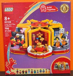 LEGO Lunar New Year Traditions #80108 New Sealed Box