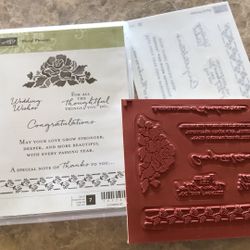 Stampinup Stamp Set Rubber 