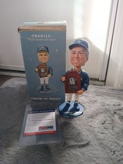 Tommy Lasorda LA Dodgers Bobblehead with PSA/DNA COA