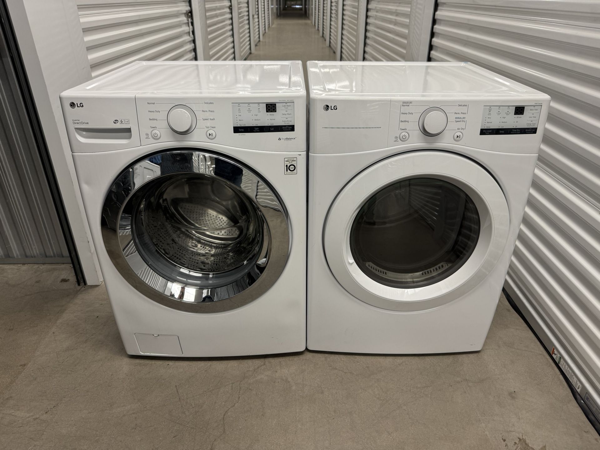LG Washer And Electric Dryer