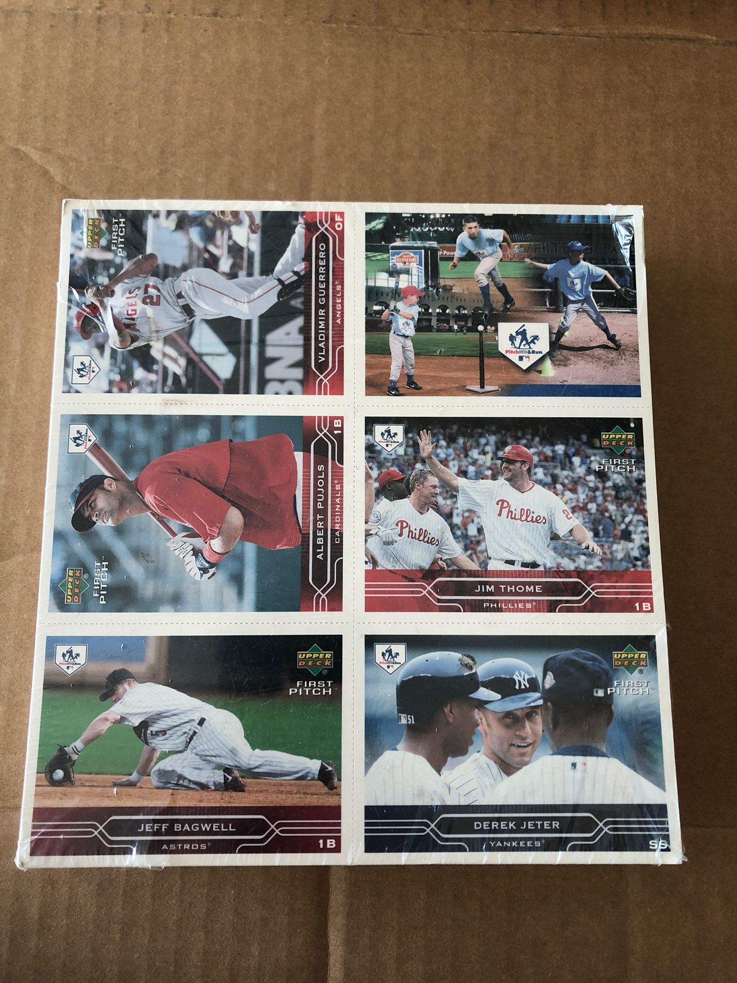 π₯ Baseball Upper deck 2005 uncut cards Jeter π₯