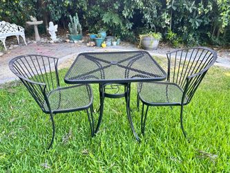 Patio table and chairs