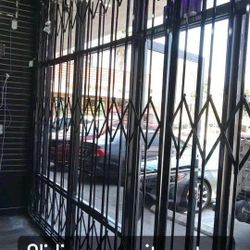 Sliding Security Gate Store Front 
