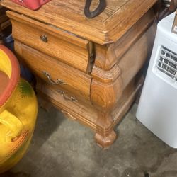 2x Mini Night Stand Wooden