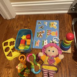 Developmental and sensory toy bundle Doug and Melissa/ fisher price