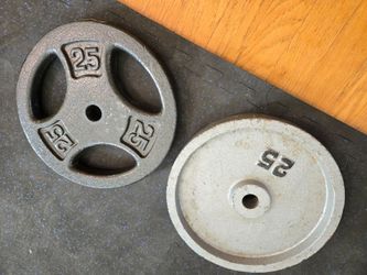 Single 25lb Standard 1inch Weight Plate-