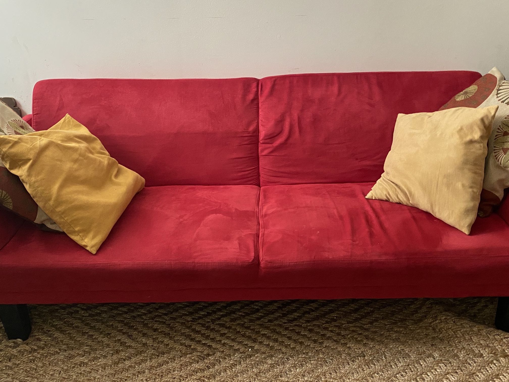 Red Futon Couch!!