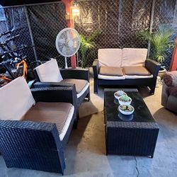 4 Pcs. Patio Furniture Set
