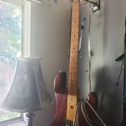 Vintage Memphis Bass Guitar With Amp