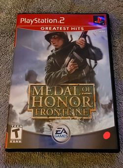 Medal of Honor: Frontline (Sony PlayStation 2, 2002) CIB, Black Label PS2 Manual