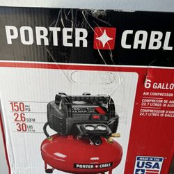 Porter Cable 6 Gallon  Air Compressor 