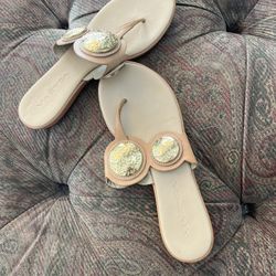Via Spiga beige flat sandals 