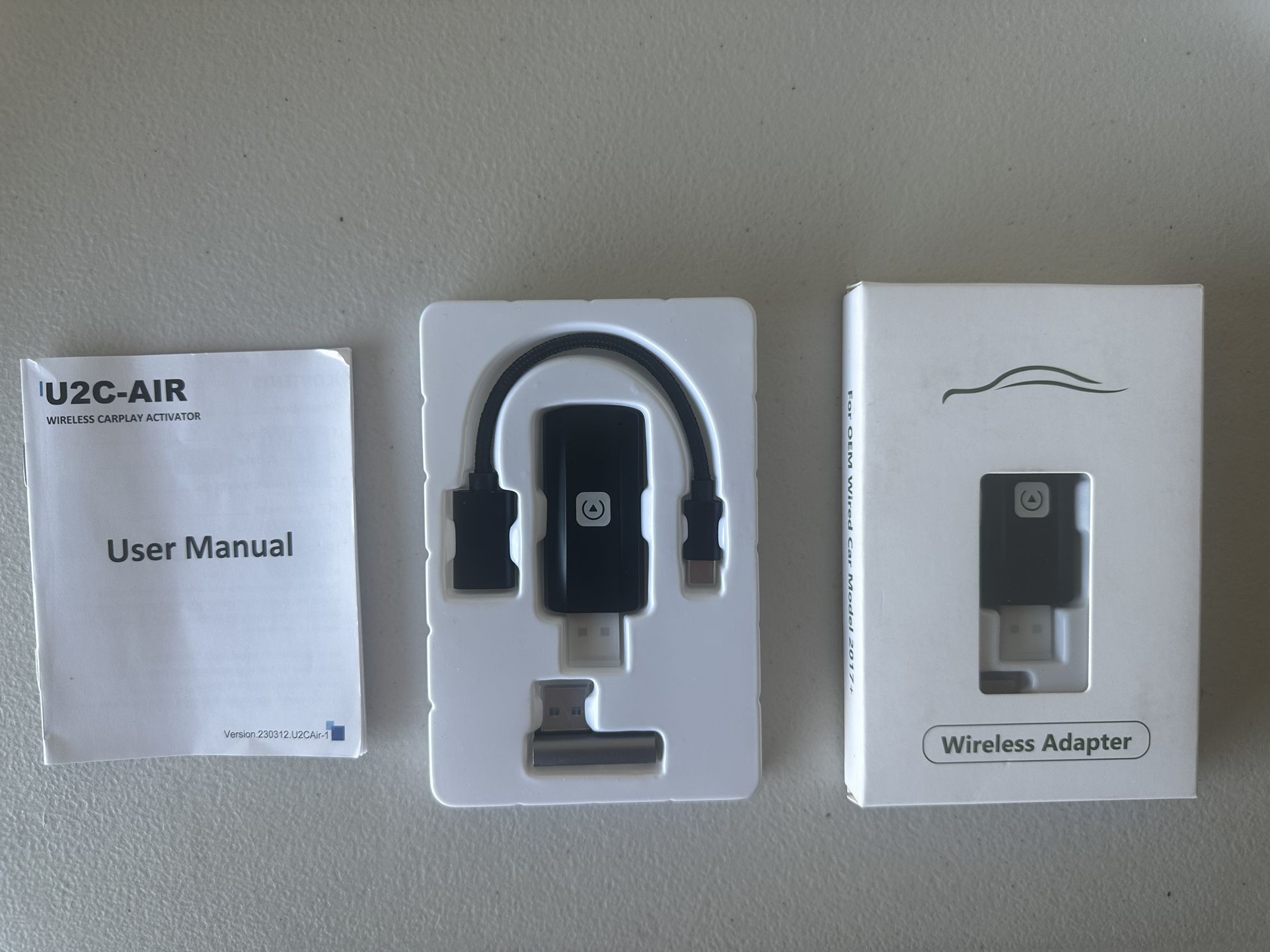 Wireless CarPlay Adapter New Updated Version, For Both iPhone And android Phones Paired