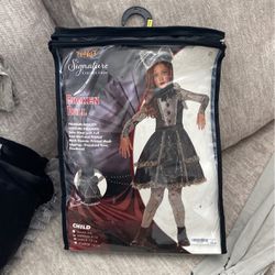 Kids Broken Doll Costume 