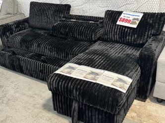 SECTIONAL (couch, sofa) !!NO CREDIT NEEDED !! TAKE IT HOME TODAY!! 🚛 SAME DAY DELIVERY AVAILABLE 🚚 Se Habla Español