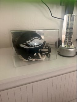 Eagles Mini Helmet w/ Case and Rotating Crytal