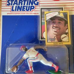 1988 Ozzie Smith Starting Line Up With Rookie Card