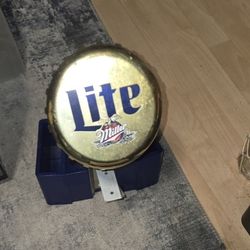 Miller Light Mounted Bottle Opener 