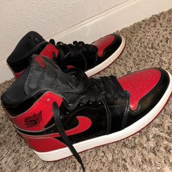 Jordan Retro 1 Patent Breds Sz 10.5