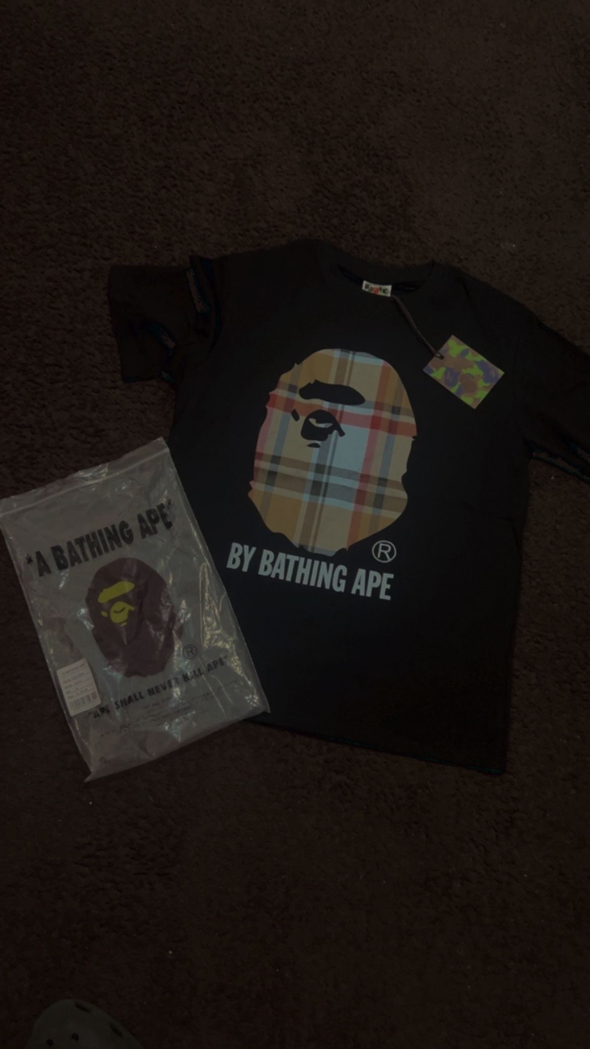 burberry bape tee