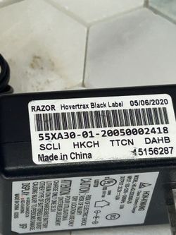 Razor Hovertrax Black Label Charger