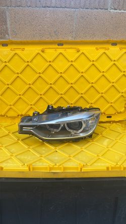 2012 2013 2014 2015 BMW 3 SERIES LEFT SIDE HEADLIGHT OEM USED
