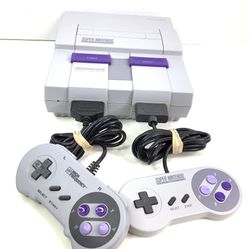 Super Nintendo Video Game Classic Retro Console 