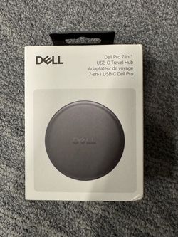 NEW SEALED! Dell Pro 7-in-1 USB-C Travel Hub