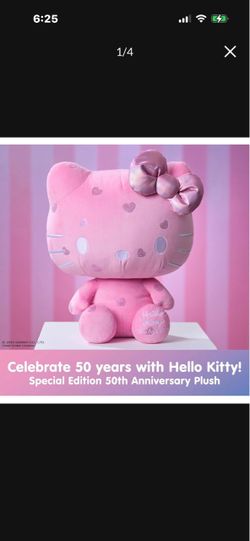 Hello Kitty 50th Anniversary Plush 13”-More Hello Kitty In Profile 🥰