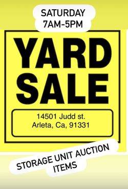 YARD SALE( Storage Unit Auction Treasures)