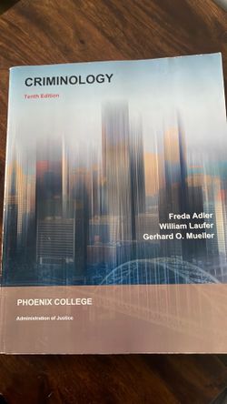 Criminology Book