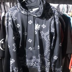 Amiri Bandanna Hoodie. S,m,  