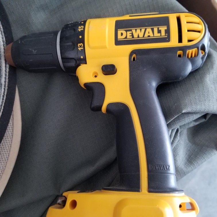 Dewalt Drill And Batteries 14.4 Volt