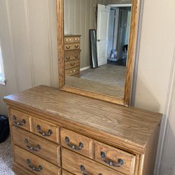 American Drew Dresser And Mirror 