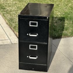 2 Drawers Filing Cabinet + Key