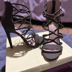 Olive green open toe