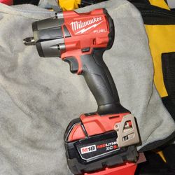 Firm Price🛑 Milwaukee M18 2960-20 3/3" Mid-torque Impact Wrench. used Good precio Firme 🛑