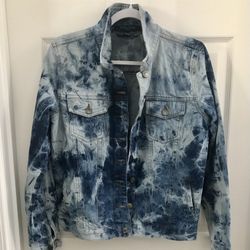 Helium London Denim Acid Wash Jean Jacket