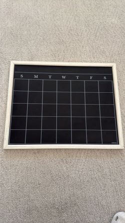 Chalkboard Calendar
