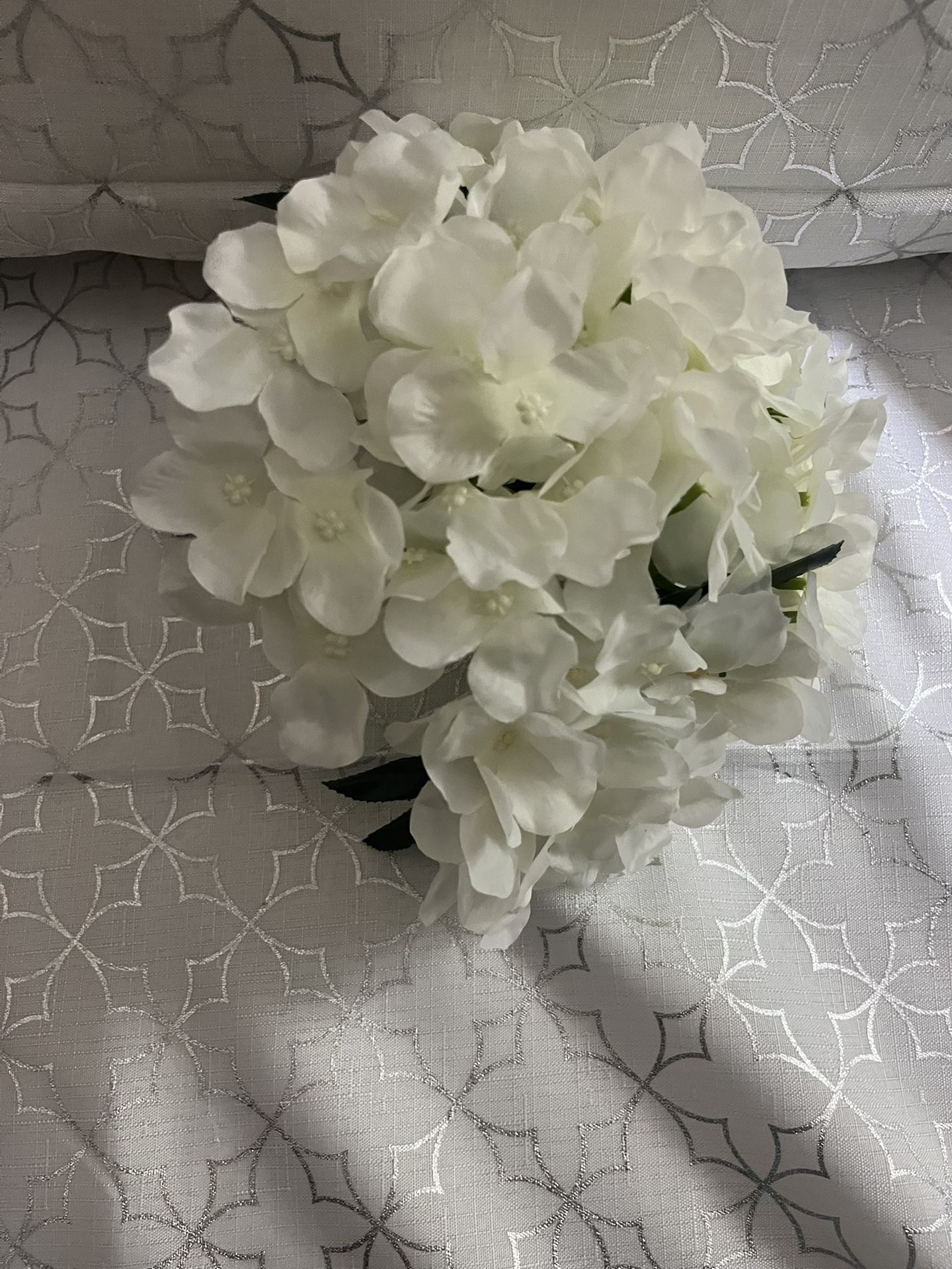 12 White Artificial Flower bouquets